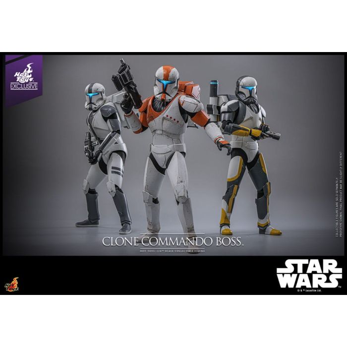 Star Wars: The Clone Wars Action Figure 1/6 Clone Commando Boss Hot Toys Exclusive 30 cm