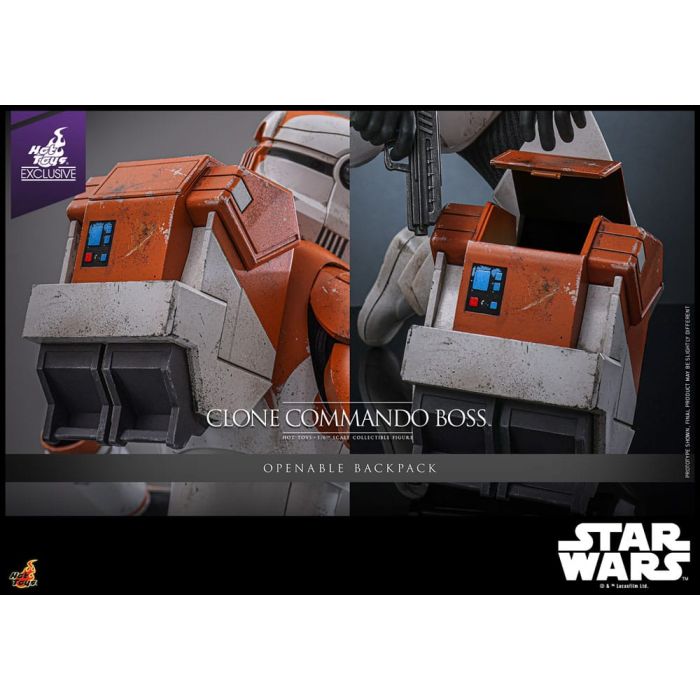 Star Wars: The Clone Wars Action Figure 1/6 Clone Commando Boss Hot Toys Exclusive 30 cm