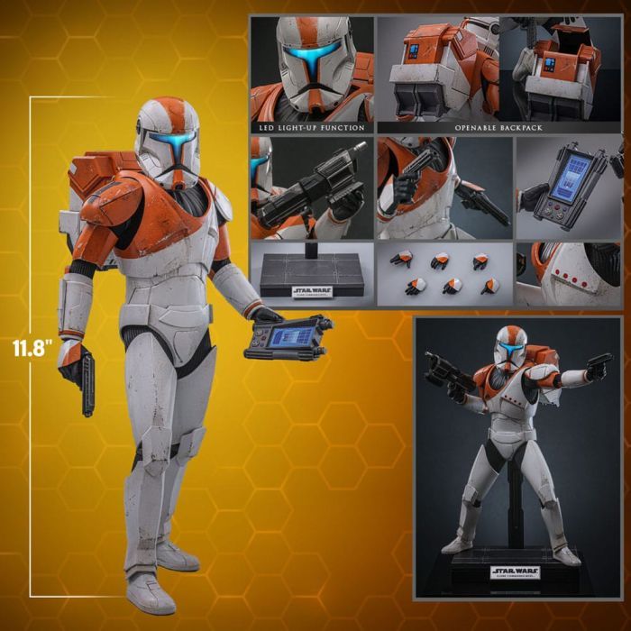 Star Wars: The Clone Wars Action Figure 1/6 Clone Commando Boss Hot Toys Exclusive 30 cm