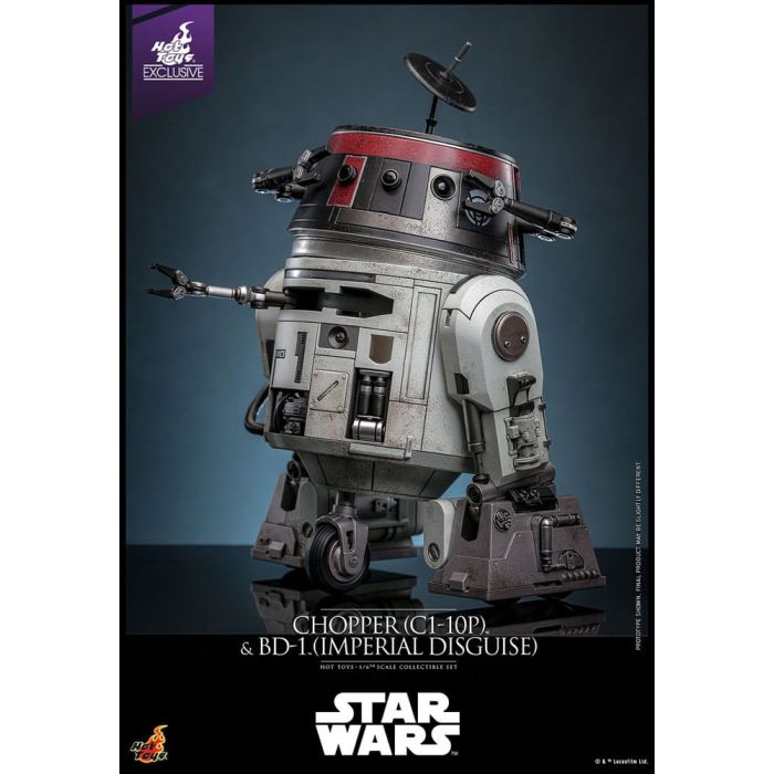 Star Wars Action Figure Set 1/6 Chopper (C1-10P™) & BD-1™ (Imperial Disguise) 18 cm & 8 cm