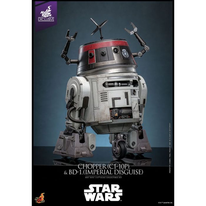 Star Wars Action Figure Set 1/6 Chopper (C1-10P™) & BD-1™ (Imperial Disguise) 18 cm & 8 cm