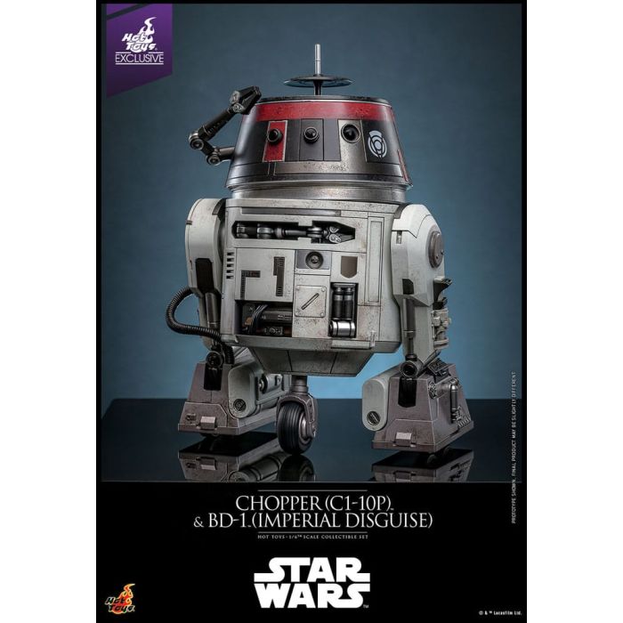 Star Wars Action Figure Set 1/6 Chopper (C1-10P™) & BD-1™ (Imperial Disguise) 18 cm & 8 cm
