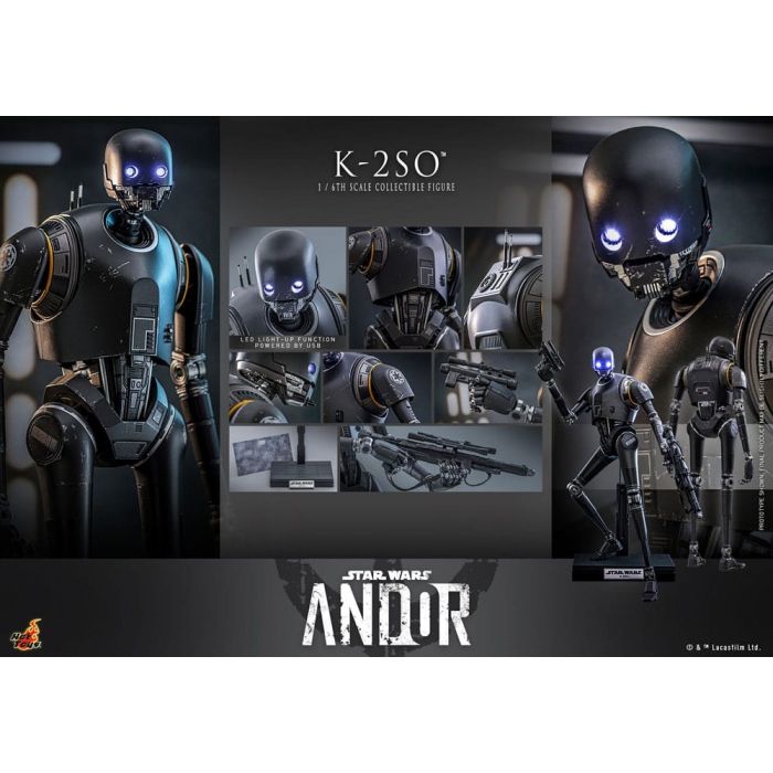 Star Wars: Andor Action Figure 1/6 K-2SO 36 cm