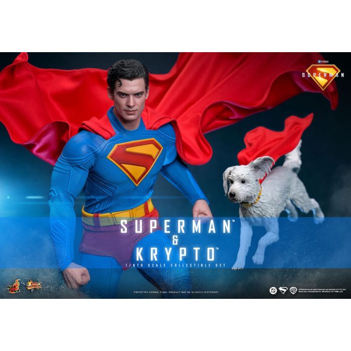 Superman (2025) Movie Masterpiece Action Figure 1/6 Superman & Krypto 33 cm