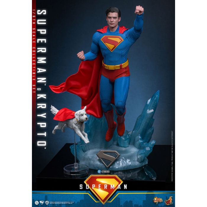 Superman (2025) Movie Masterpiece Action Figure 1/6 Superman & Krypto 33 cm