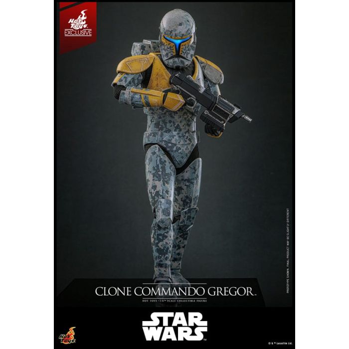 Star Wars: The Clone Wars Action Figure 1/6 Clone Commando Gregor Hot Toys Exclusive 30 cm