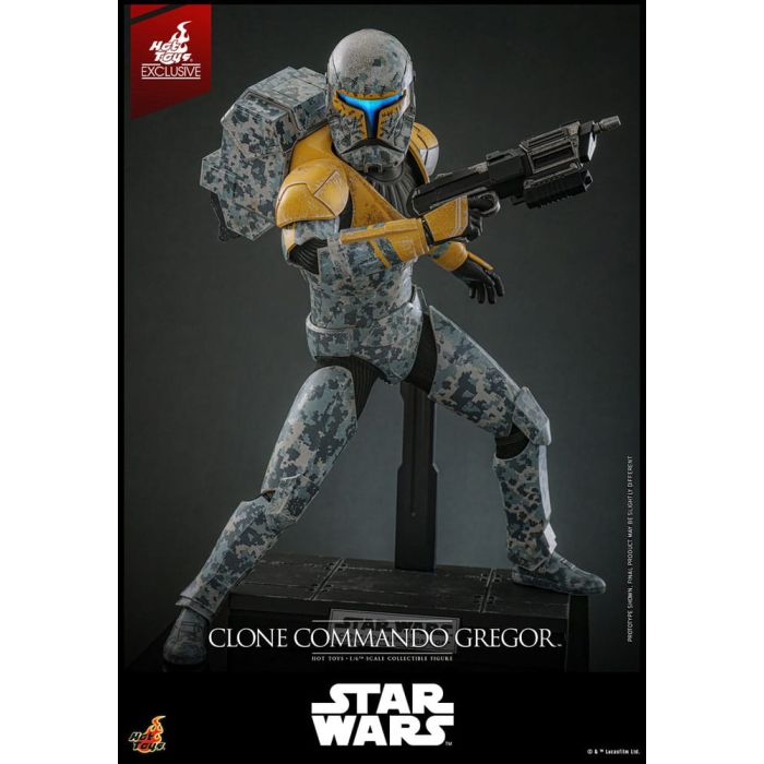 Star Wars: The Clone Wars Action Figure 1/6 Clone Commando Gregor Hot Toys Exclusive 30 cm
