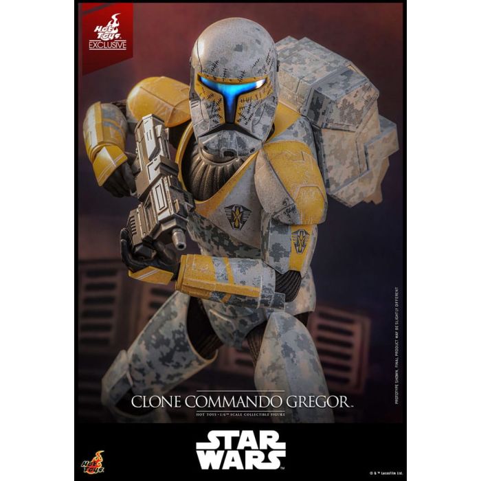 Star Wars: The Clone Wars Action Figure 1/6 Clone Commando Gregor Hot Toys Exclusive 30 cm
