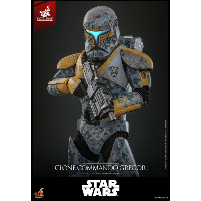 Star Wars: The Clone Wars Action Figure 1/6 Clone Commando Gregor Hot Toys Exclusive 30 cm