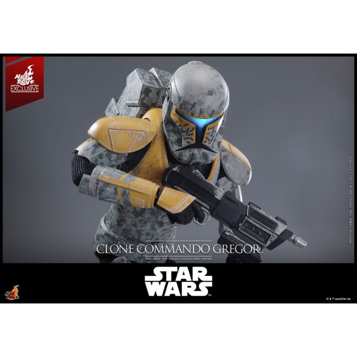 Star Wars: The Clone Wars Action Figure 1/6 Clone Commando Gregor Hot Toys Exclusive 30 cm