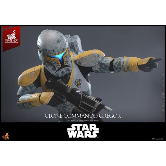Star Wars: The Clone Wars Action Figure 1/6 Clone Commando Gregor Hot Toys Exclusive 30 cm