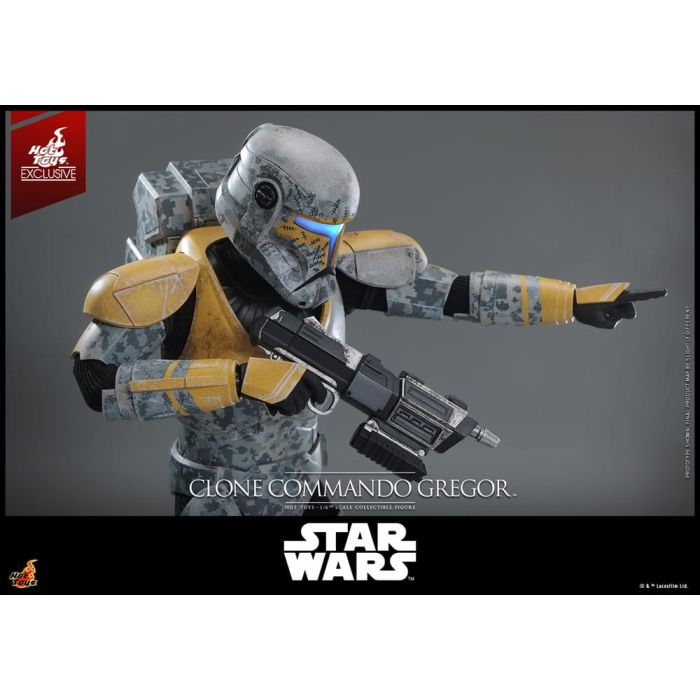 Star Wars: The Clone Wars Action Figure 1/6 Clone Commando Gregor Hot Toys Exclusive 30 cm