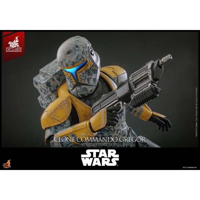 Star Wars: The Clone Wars Action Figure 1/6 Clone Commando Gregor Hot Toys Exclusive 30 cm