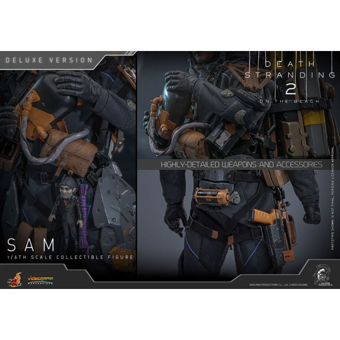 Death Stranding 2: On the Beach Videogame Masterpiece Action Figure 1/6 Sam (Deluxe Version) 31 cm