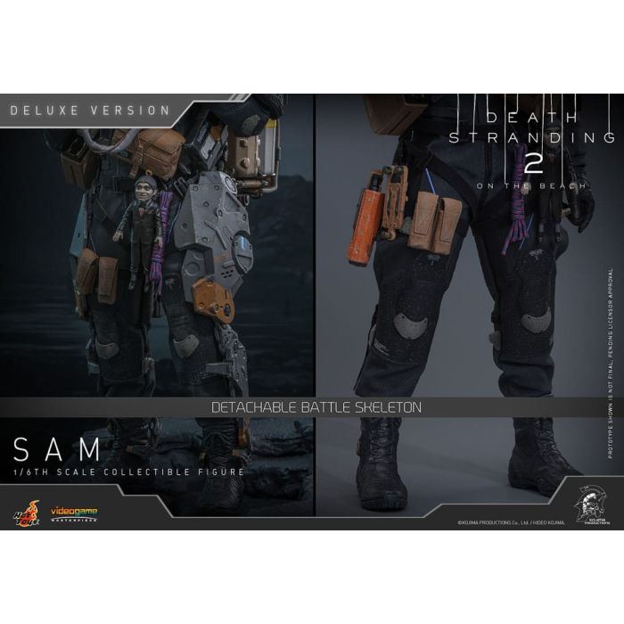 Death Stranding 2: On the Beach Videogame Masterpiece Action Figure 1/6 Sam (Deluxe Version) 31 cm