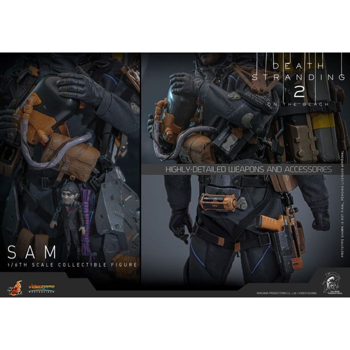 Death Stranding 2: On the Beach Videogame Masterpiece Action Figure 1/6 Sam 31 cm