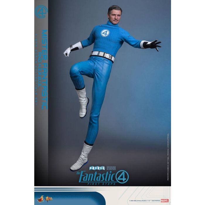 The Fantastic Four: First Steps Movie Masterpiece Action Figure 2-Pack 1/6 Mister Fantastic & H.E.R.B.I.E. 30 cm