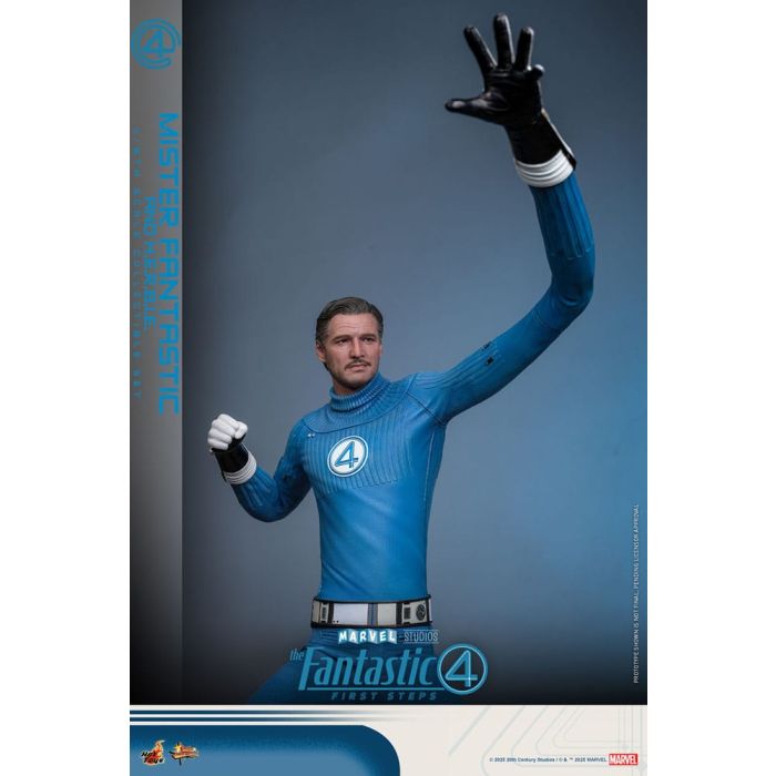 The Fantastic Four: First Steps Movie Masterpiece Action Figure 2-Pack 1/6 Mister Fantastic & H.E.R.B.I.E. 30 cm