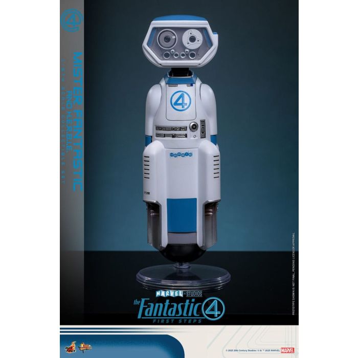 The Fantastic Four: First Steps Movie Masterpiece Action Figure 2-Pack 1/6 Mister Fantastic & H.E.R.B.I.E. 30 cm