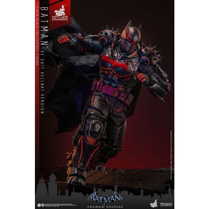 Batman Arkham Origins Videogame Masterpiece Action Figure 1/6 XE Suit Hellbat Version Hot Toys Exclusive 33 cm