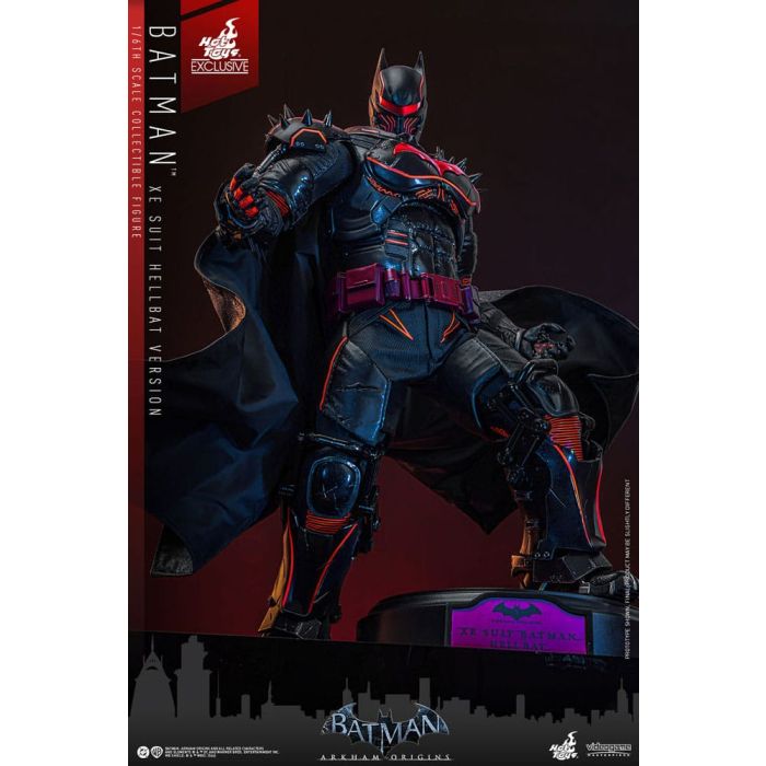 Batman Arkham Origins Videogame Masterpiece Action Figure 1/6 XE Suit Hellbat Version Hot Toys Exclusive 33 cm