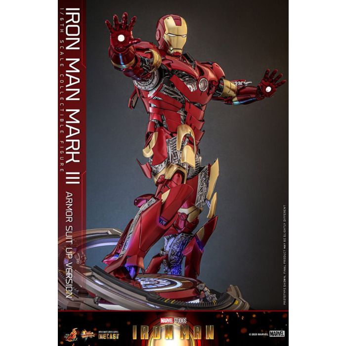 Iron Man Movie Masterpiece Diecast Action Figure 1/6 Iron Man Mark III (Armor Suit Up Version) 32 cm