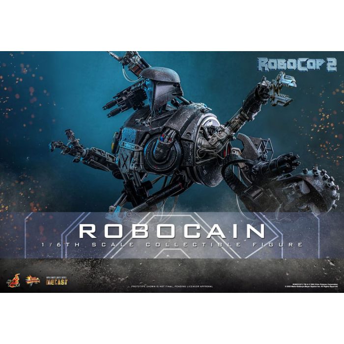 RoboCop 2 Movie Masterpiece Diecast Action Figure 1/6 RoboCain 40 cm