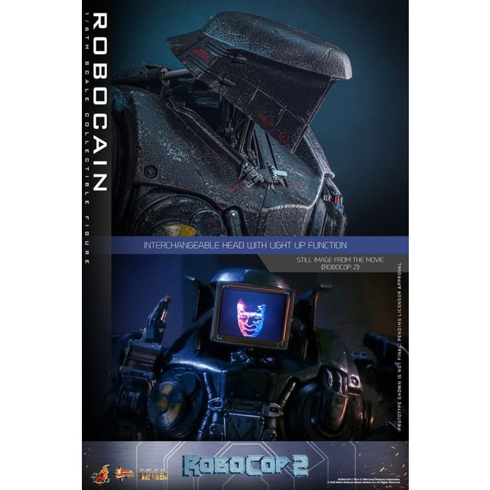 RoboCop 2 Movie Masterpiece Diecast Action Figure 1/6 RoboCain 40 cm