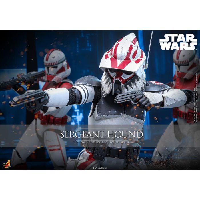 Star Wars: The Clone Wars Action Figure 1/6 Sergeant Hound 30 cm