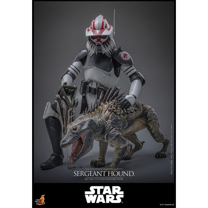 Star Wars: The Clone Wars Action Figure 1/6 Sergeant Hound 30 cm