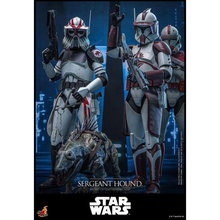 Star Wars: The Clone Wars Action Figure 1/6 Sergeant Hound 30 cm