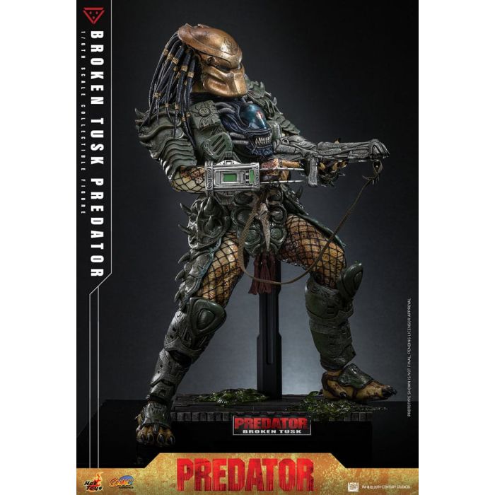 Alien vs. Predator Comic Masterpiece Action Figure 1/6 Broken Tusk Predator 35 cm