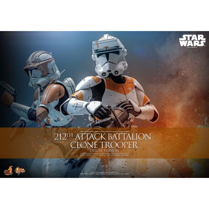 Star Wars: The Clone Wars Action Figure 1/6 212th Attack Battalion Clone Trooper Deluxe Version 30 cm