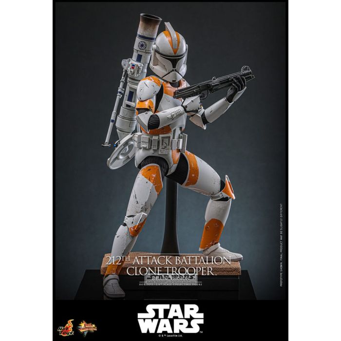 Star Wars: The Clone Wars Action Figure 1/6 212th Attack Battalion Clone Trooper Deluxe Version 30 cm