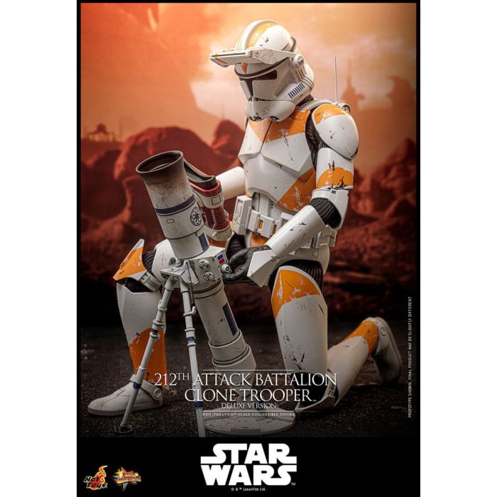 Star Wars: The Clone Wars Action Figure 1/6 212th Attack Battalion Clone Trooper Deluxe Version 30 cm