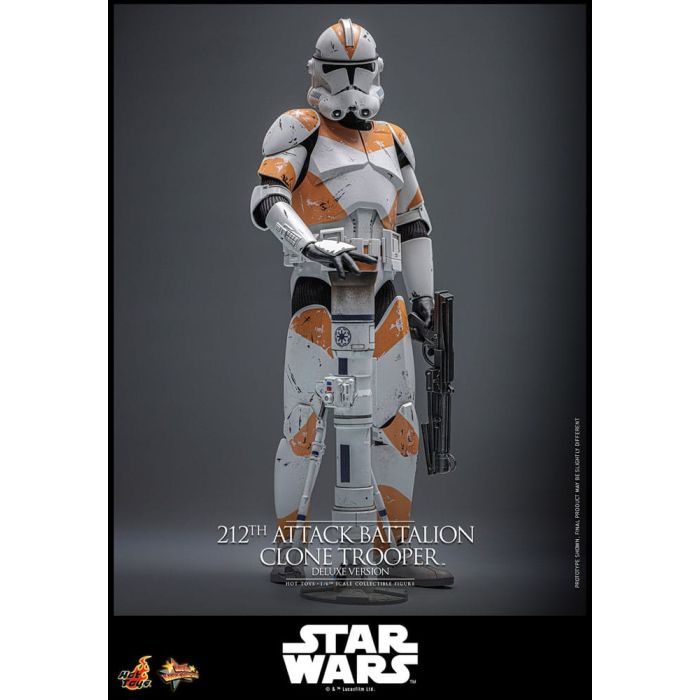 Star Wars: The Clone Wars Action Figure 1/6 212th Attack Battalion Clone Trooper Deluxe Version 30 cm