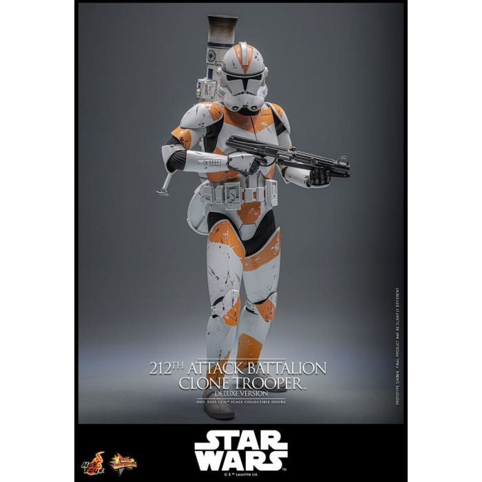 Star Wars: The Clone Wars Action Figure 1/6 212th Attack Battalion Clone Trooper Deluxe Version 30 cm