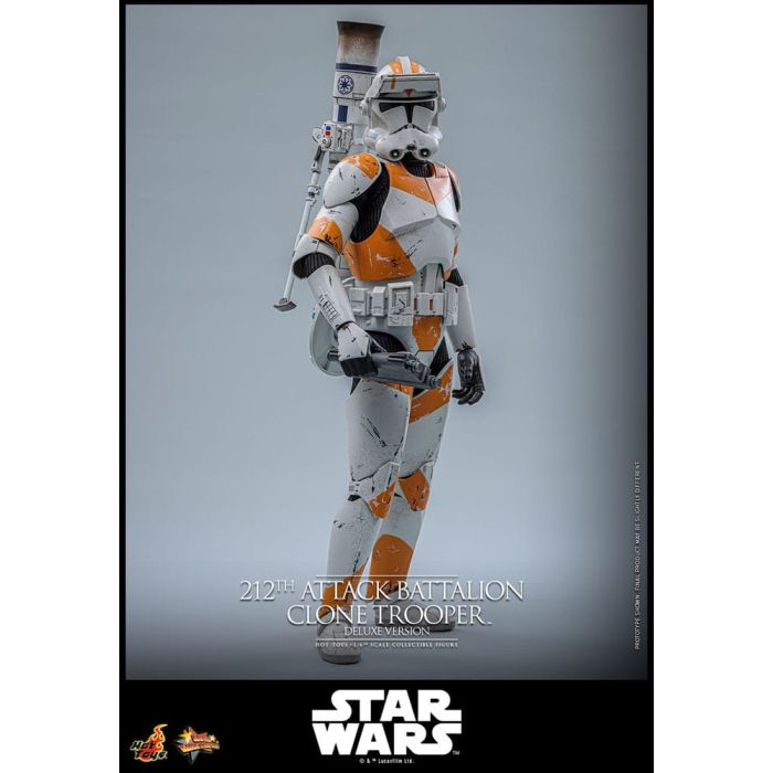 Star Wars: The Clone Wars Action Figure 1/6 212th Attack Battalion Clone Trooper Deluxe Version 30 cm