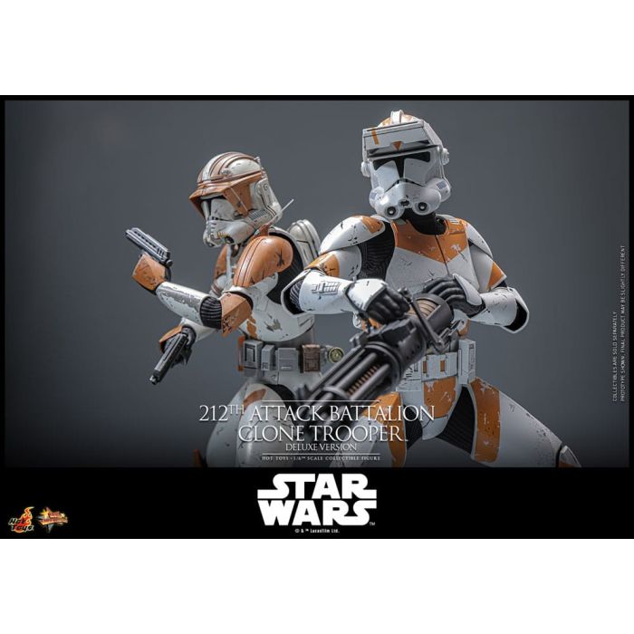 Star Wars: The Clone Wars Action Figure 1/6 212th Attack Battalion Clone Trooper Deluxe Version 30 cm