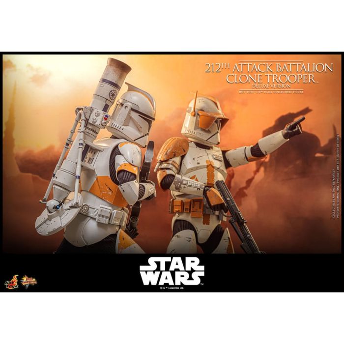 Star Wars: The Clone Wars Action Figure 1/6 212th Attack Battalion Clone Trooper Deluxe Version 30 cm