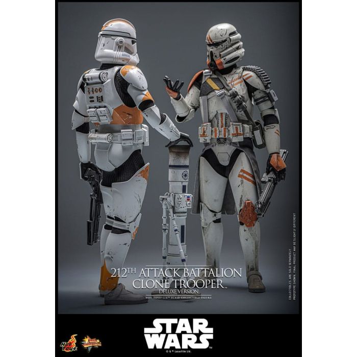 Star Wars: The Clone Wars Action Figure 1/6 212th Attack Battalion Clone Trooper Deluxe Version 30 cm