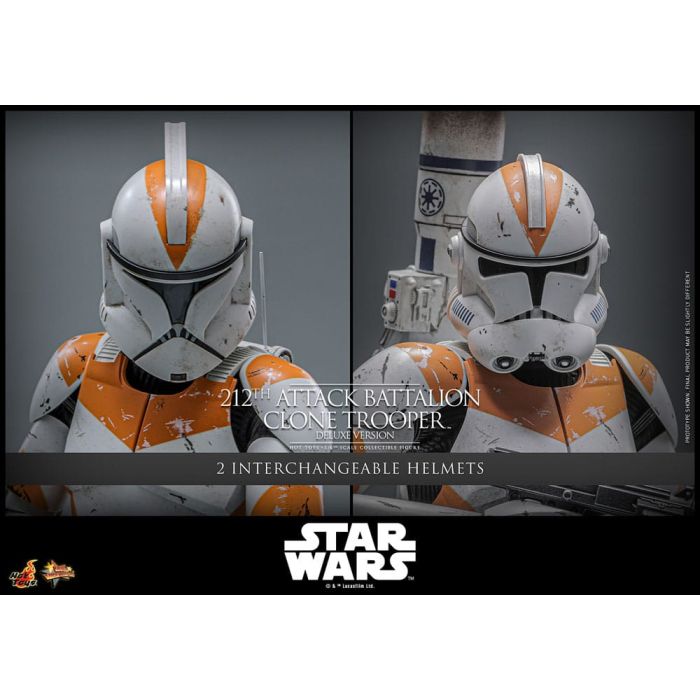Star Wars: The Clone Wars Action Figure 1/6 212th Attack Battalion Clone Trooper Deluxe Version 30 cm