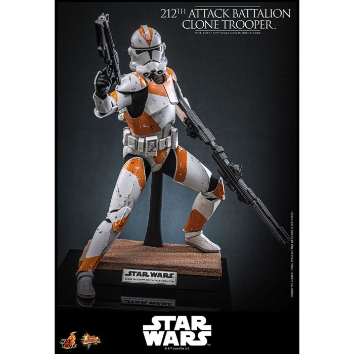 Star Wars: The Clone Wars Action Figure 1/6 212th Attack Battalion Clone Trooper Deluxe Version 30 cm