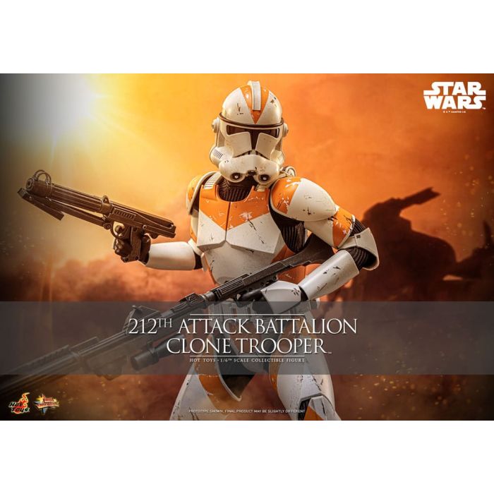 Star Wars: The Clone Wars Action Figure 1/6 212th Attack Battalion Clone Trooper 30 cm