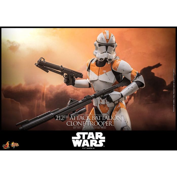 Star Wars: The Clone Wars Action Figure 1/6 212th Attack Battalion Clone Trooper 30 cm