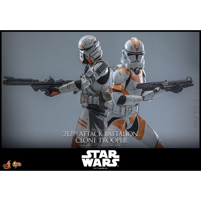 Star Wars: The Clone Wars Action Figure 1/6 212th Attack Battalion Clone Trooper 30 cm