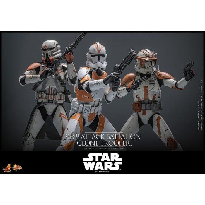 Star Wars: The Clone Wars Action Figure 1/6 212th Attack Battalion Clone Trooper 30 cm