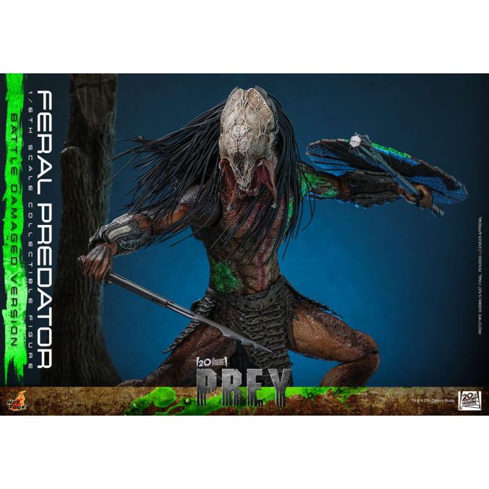 Prey Action Figure 1/6 Feral Predator (Battle Damaged Version) 37 cm