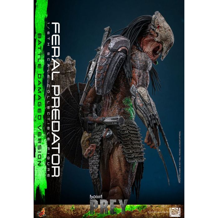 Prey Action Figure 1/6 Feral Predator (Battle Damaged Version) 37 cm
