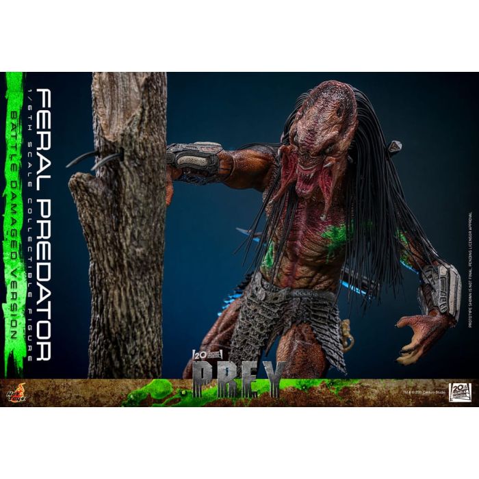 Prey Action Figure 1/6 Feral Predator (Battle Damaged Version) 37 cm